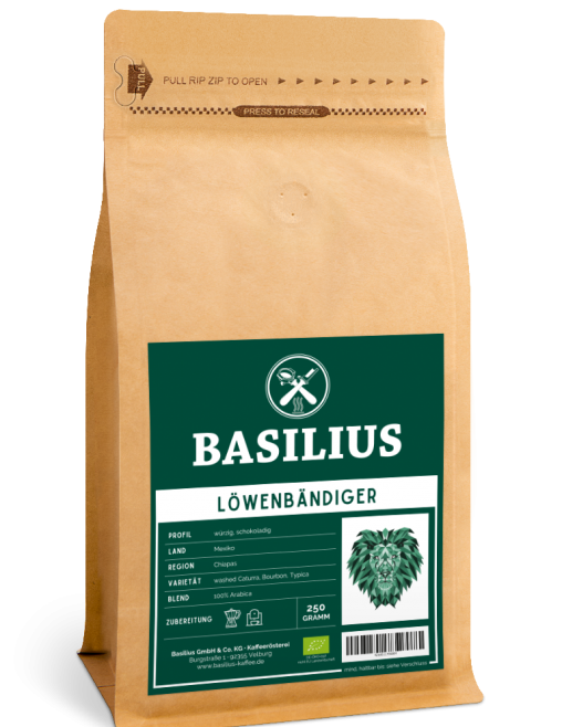 Löwenbändiger – Basilicus Kaffee Espresso