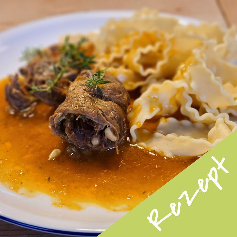 Rezept: Italienische Rouladen - Prößlbauer-Hof
