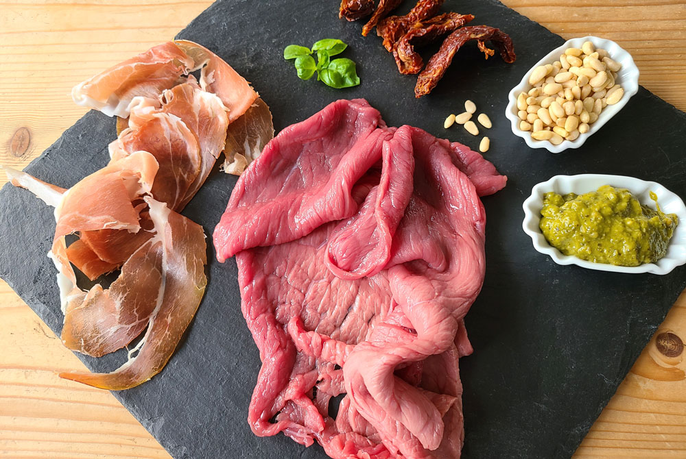 Rezept: Italienische Rouladen - Prößlbauer-Hof